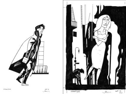 Javier Olivares | ILUSTRACION para el libro “ALMUERZO EN EL GOTHAM CAFÉ” de Stephen King | The Comic Art Agency