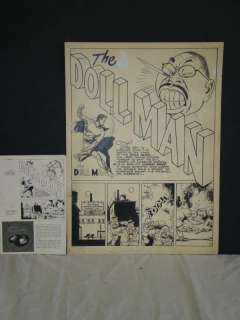 1401: Dollman Splash Page. 1943. | Weiss Auctions