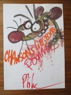 Ptiluc | Ptiluc - Dessin original couleur - Les Rat’s - Chansons liégeoises | Catawiki