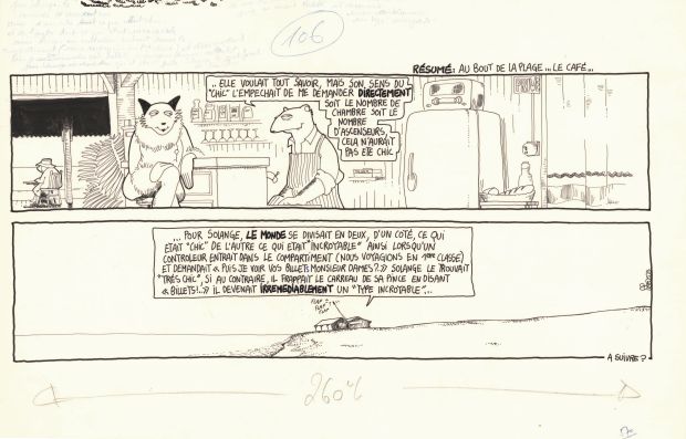 Régis Franc | 1989 - Le café de la plage | Huberty Breyne Gallery