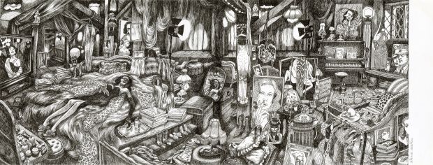 Elene Usdin | Detroit Roma – Double planche originale 56 et 57 | Galerie Barbier