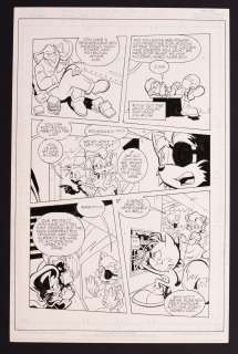 Jim Amash, Tracy Yardley - Original Art from Sonic the Hedgehog #178 (2007) Page 11 Pencils by Tracy Yardley, Inks by Jim Amash