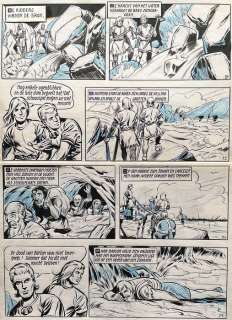 Willy Vandersteen / Karel Biddeloo - De Rode Ridder 43 - Originele pagina (p.5) - Parcival - Original Art - (1969)