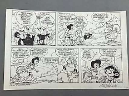 Brunel, Roger | Brunel, Roger - Demi-planche originale - Pastiches T5 - Pastiches des pastiches - (1989) | Catawiki