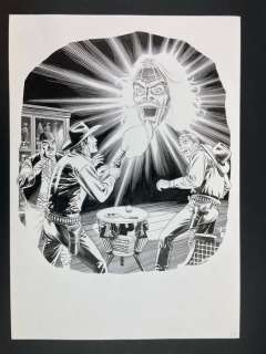 Fabio Civitelli | Tex - F. Civitelli - illustrazione originale "El Morisco: â€œâ€¦Mefisto!â€ - Page volante - Exemplaire unique - (2011) | Catawiki