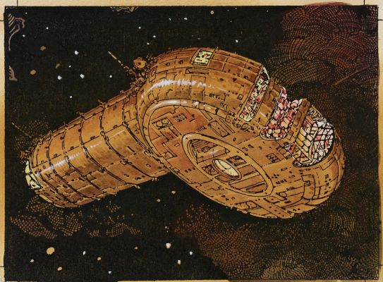 Jean Giraud (Moebius) | The Flying Hairdryer, Production Art, 1992 | Philippe Labaune Gallery