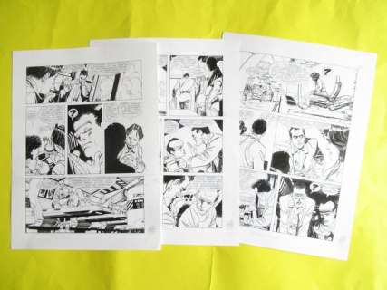 Roberto de Angelis | Roberto De Angelis 3x tavole originali Nathan Never "Doppio Futuro" pagg. 138-139-140 - (1995) | Catawiki