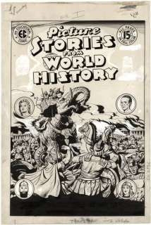 160: Simon Pict Stories World Hist 1 original comic art | Russ Cochran