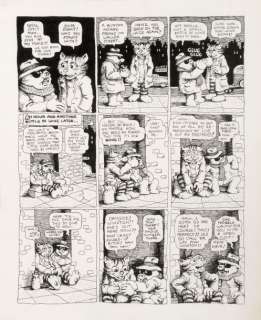 Robert Crumb | Fritz the Cat Encre de Chine pour la planche 5 de cet immense | Millon