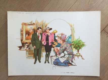 Gonzã¡Lez, José | GonzÃ¡lez, José - Original painting - 7378 - Call me Maggie 5 - (1980’s) | Catawiki