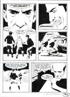 Corrado Roi - | Corrado Roi - 4x Tavola Originale - Dylan Dog n. 229 "ll cielo puo’ attendere" - (2005) | Catawiki