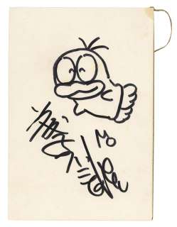 Fujiko Fujio Hand-Drawn Illustration "Little Ghost Q-Taro (Obake no Q-Taro)" | Mandarake (Big Web)