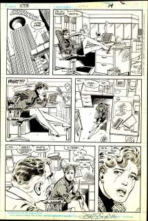 Byrne - THE GHOST OF SUPERMAN, Pg 11, ACTION COMICS #595 (1987) SIGNED | Russ Cochran