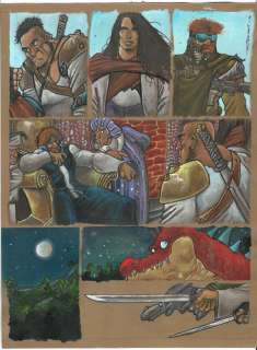 Enzo Troiano | Enzo Troiano - tavola originale "Caccia al Drago" - (2010) | Catawiki