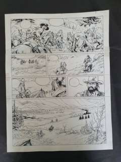 Rouge, Michel | Rouge, Michel - Planche originale - Gunfighter T1 - (2019) | Catawiki