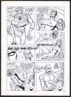 Marcel Gotlib - Planche originale n°04 pour l‘histoire complète La saga du patineur d‘argent en 13 pages - Tome 3 - Rhââ Lovely