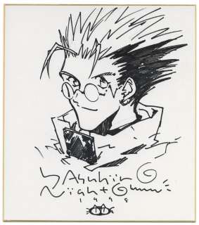 Yasuhiro Naito Hand-Drawn Shikishi "Trigun" | Mandarake (Big Web)
