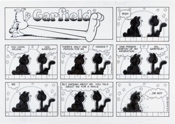 Jim Davis | Garfield, Sunday strip du 14 mars 1999 | Galerie 9ème Art