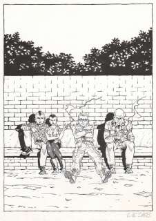 Le Saëc | Les Enragés, illustration Ã  l’encre de Chine… | Millon