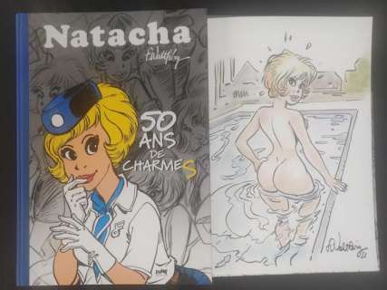 François Walthéry | Natacha - 50 ans de Charme(s) - Cartonné - EO (2020) | Catawiki