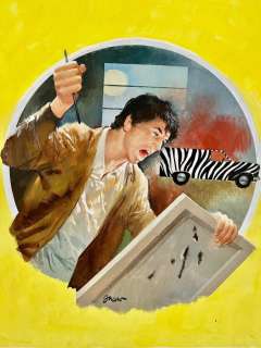 Carlo Jacono | Carlo Jacono - original cover “Giallo Mondadori” n. 437 “Il sangue non è acqua” - (1983) | Catawiki