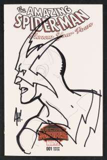 Electro Sketch by Adam Hughes on Amazing Spider-Man Renew Your Vows (2015) #1H | mycomicshop.com