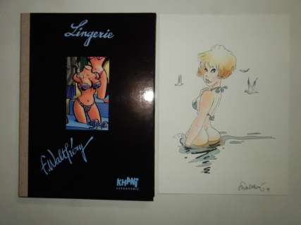 Walthéry, François | Walthéry - Natasja - Portfolio Khani - Lingerie - Met originele kleurentekening - Cartonné - EO - (2007) | Catawiki