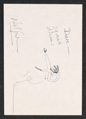 Morpheus as a Mouse Sketch by Neil Gaiman | mycomicshop.com