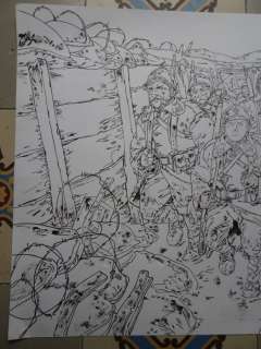 Chouin, Lionel | Chouin, Lionel - Dessin original - Couverture - Jean-Corentin Carré, l’enfant soldat T2 - 1916-1917 - (2017) | Catawiki