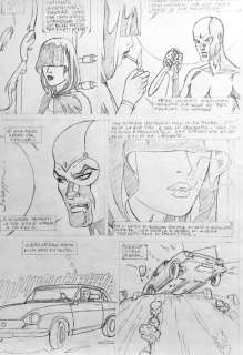 Roberto Baldazzini | Roberto Baldazzini - Tavola originale a matita, pag. 134 di “Diabolik visto da lontano” - Page volante - Exemplaire unique - (2002) | Catawiki