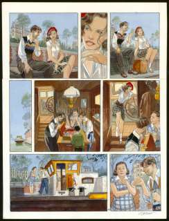 Jean-Pierre Gibrat - Plancheoriginale n°49 - Tome 1 - Le Vol du Corbeau