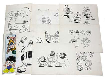 1967 Aiken Planning Hand-Drawn Illustration 10 Sheets | Mandarake (Big Web)