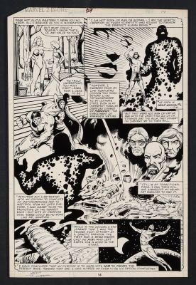 Gene Day | Original Art from Marvel Two-In-One #61 (1980) Page 14 Pencils by Jerry Bingham, Inks by Gene Day | mycomicshop.com (Buy It Now)