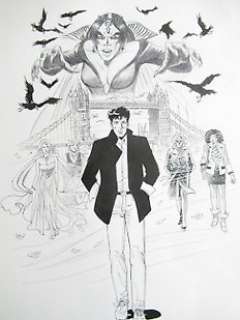 Giuseppe Montanari | Giuseppe Montanari Illustrazione Originale ’’Dylan Dog - Londra’’ Inedita - (2017) | Catawiki