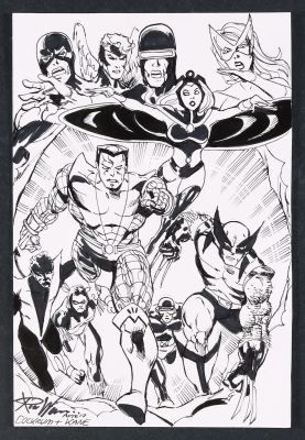 Ron Williams | Giant Size X-Men #1 Homage Sketch by Ron Williams | mycomicshop.com (Buy It Now)