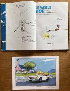 Fournier | Spirou et Fantasio T20 - Le Faiseur d’Or avec dédicace Fournier + ex-libris - Cartonné - Réédition - (1995/2013) | Catawiki