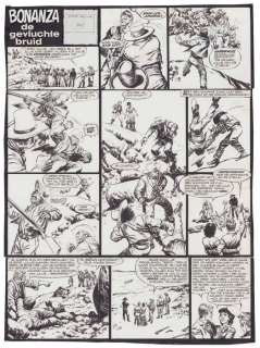 Kresse, Hans G. | Kresse, Hans G. - Originele pagina - Bonanza De gevluchte bruid - (1966) | Catawiki