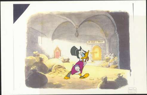 SCROOGE McDUCK - Walt Disney Television Animation Art (undated) | Russ Cochran