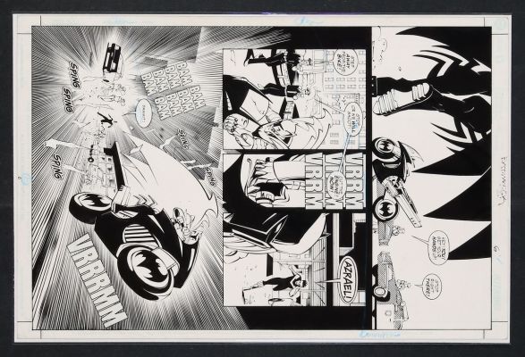 John Floyd | Original Art from Batman Gotham Knights #30 (2002) Page 6 Pencils by Roger Robinson, Inks | mycomicshop.com (Buy It Now)