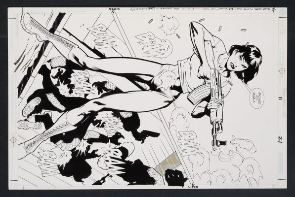 Yanick Paquette, Mark Lipka | Original Art from Codename Knockout #11 (2002) Page 21 Pencils by Yanick Paquette, Inks by Mark Lipka | mycomicshop.com (Buy It Now)