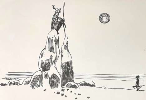 Sergio Toppi | Sergio Toppi - Original drawing | Catawiki