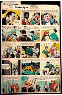 Sirius | Sirius - Planche originale - L’Épervier bleu T6 - La Vallée interdite - (1952) | Catawiki