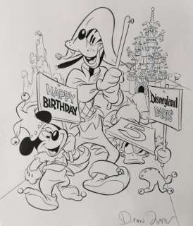 Cover originale Mickey Mouse di Daan Jippes