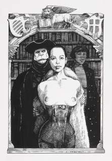 Terpant | Venise, illustration Ã  l’encre de Chine relat… | Millon