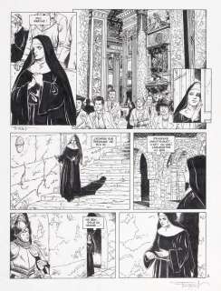 Ersel | Le Gardien de la lance, planche n°3 Ã  l’encr… | Millon