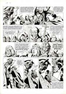 Jean-Yves Mitton | Jean-Yves Mitton - Originele pagina - Kroniek der Barbaren 2 - In de naam van de Vikingen - (1995) | Catawiki