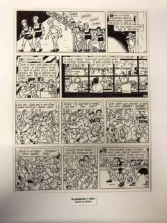 Studio Vandersteen - Paul Geerts | Studio Vandersteen / Paul Geerts - Originele pagina (p.37) Suske en Wiske 225 - De goalgetter - (1990) | Catawiki