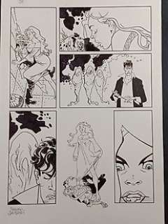 Franco Saudelli, Barbato | Dylan Dog - Tavola originale "Baba Yaga" - Page volante - Exemplaire unique - (2016) | Catawiki