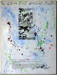 Korb, Stéphane  (1954) | KORB, STÉPHANE Tableau sur chassis " Le secret de Superman l’imposteur" | Estim Nation