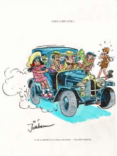 Jidéhem | Sophie, dessin original à l’encre de chine et aux crayons de couleurs. | Septimus